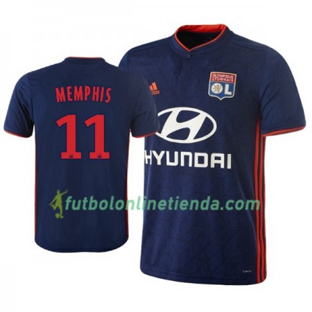 Camiseta Olympique Lyonnais Memphis Depay 11 Segunda 2018-19 Camiseta Olympique Lyonnais Memphis Depay 11 Segunda 2018-19